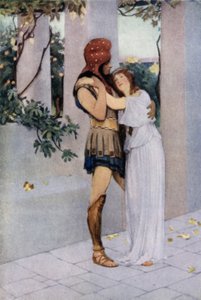 Troilus en Cressida door after William Henry Margetson